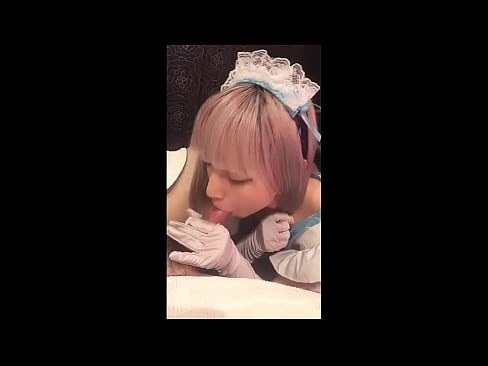 ❤️ Japāņu elks [mayuka], franču kalpones tērps, 1. daļa, minets un džerkstēšana ar losjonu ️ Anāls porno pie mums ❌